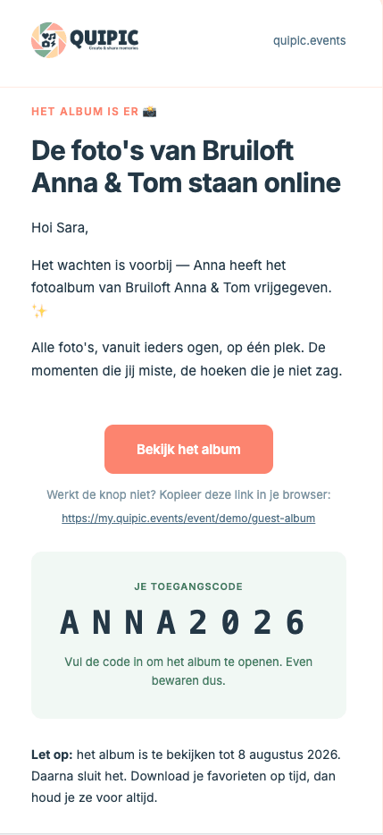 Uitgestelde album onthulling
